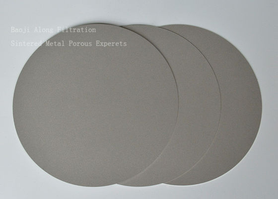 Sintered Porous Metal Filter Elements Diffusion Disc Sparger With Fine Bubble