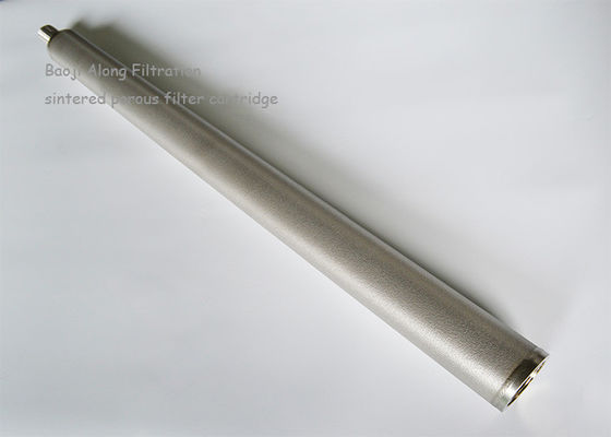 Sintered Stainless Steel Porous Filter Cartridges For Gas Filtration