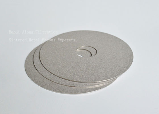 5 um 10 Um 30 Um Pore Size Porosity Porous Sintered Titanium Metal Filter Discs