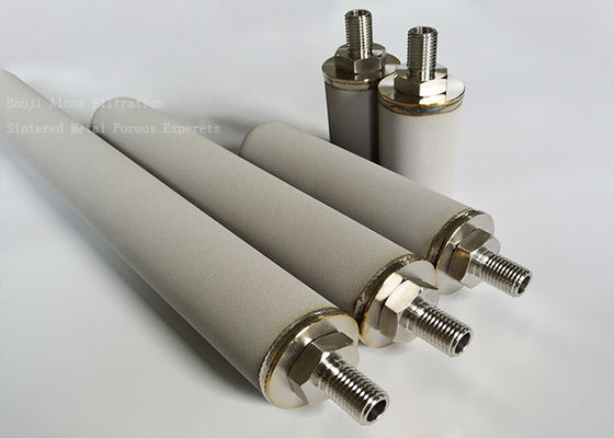 Sintered Porous Metal Titanium 316L Filter Elements For Gas Detection