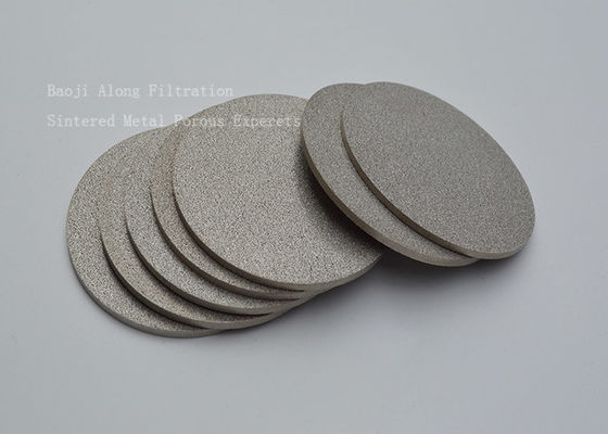 SS316 Sintered Metal Filter Elements For Solid-Liquid-Gas Filtration Separation